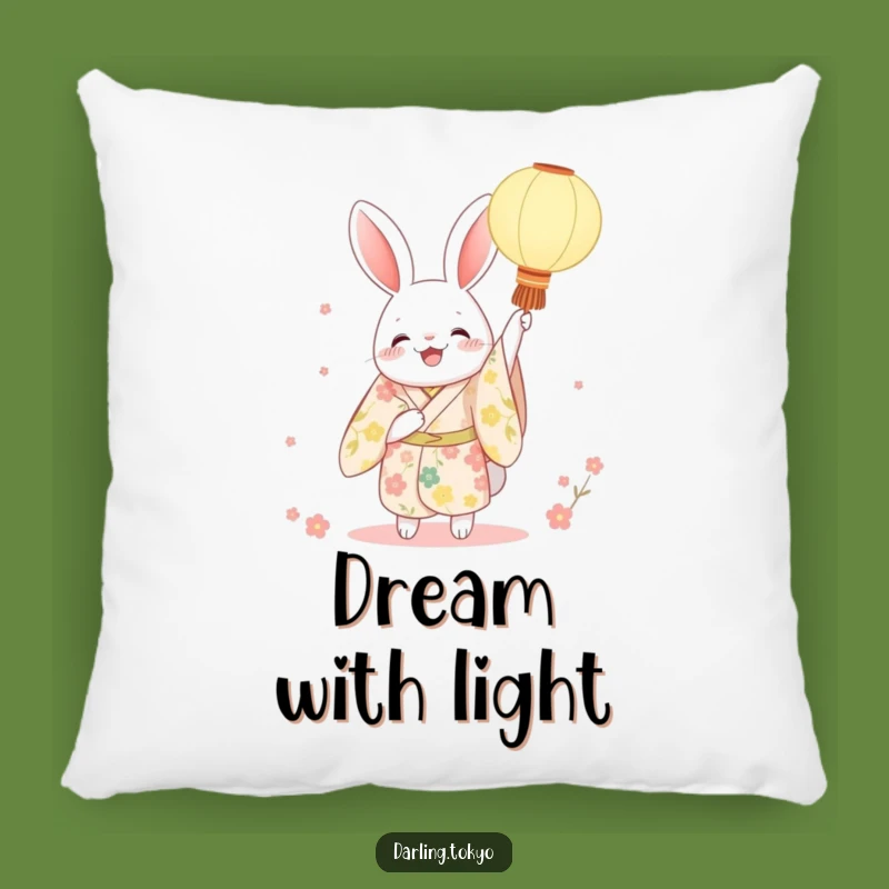 Cozy Funny Rabbit Kimono Pillow - Soft Comfort with Festive Charm