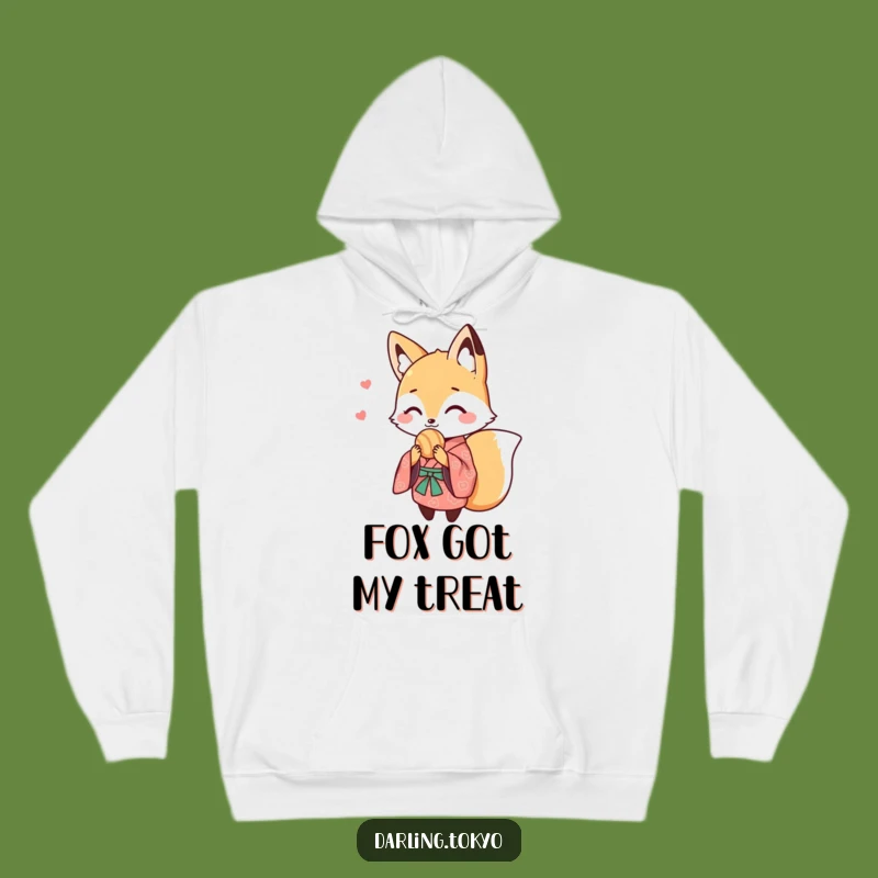 Funny Fox Kimono Comfort Hoodie - Cozy Cute Animal Sweet Treat Gift