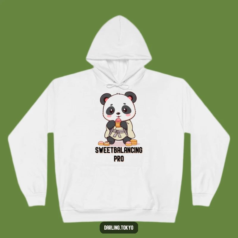 Cozy Funny Panda Kimono Hoodie: Sweet Balance Comfort Gift