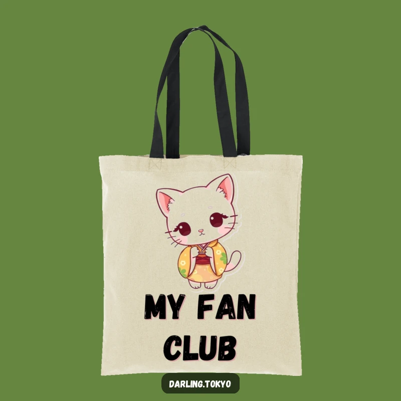 Funny Cat Kimono Tote Bag: Stylish Peek-a-Boo Accessory, Perfect Gift